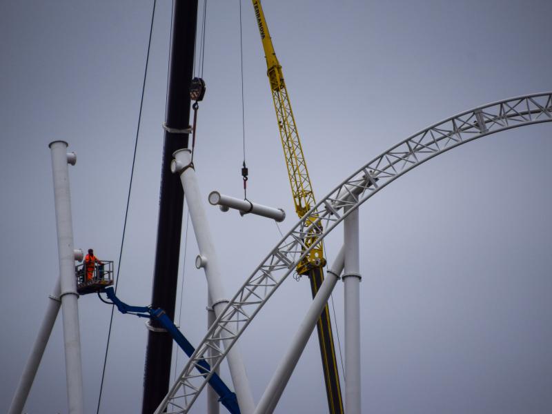 Hyperia First Drop Installation Continues