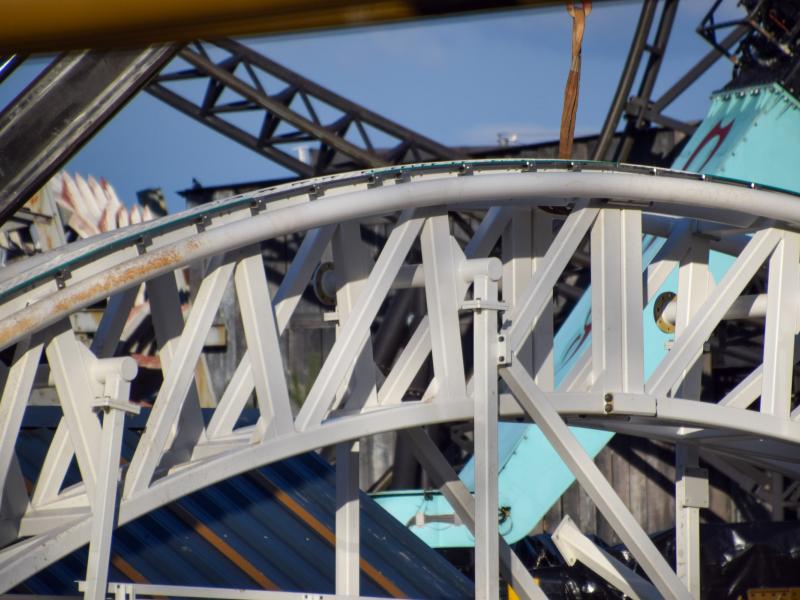 Top Of Hyperia Lift Hill Assembled