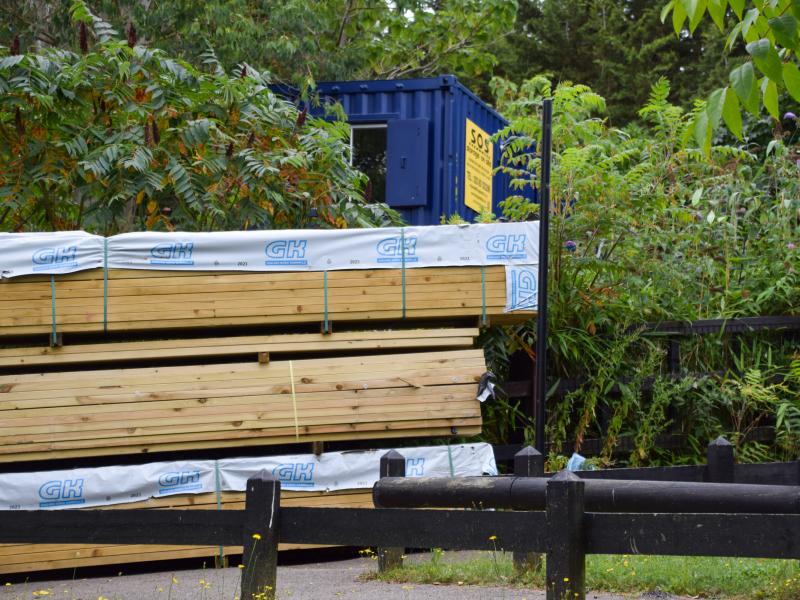 Fright Nights 2024 New Maze Materials Delivered