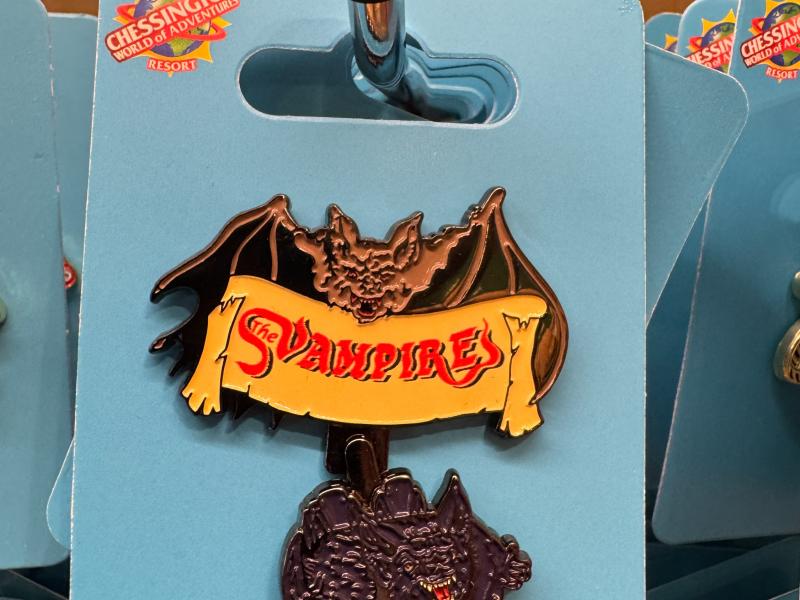 Chessington New Pins and Patches – Retro Vampire Pin Steals the Show
