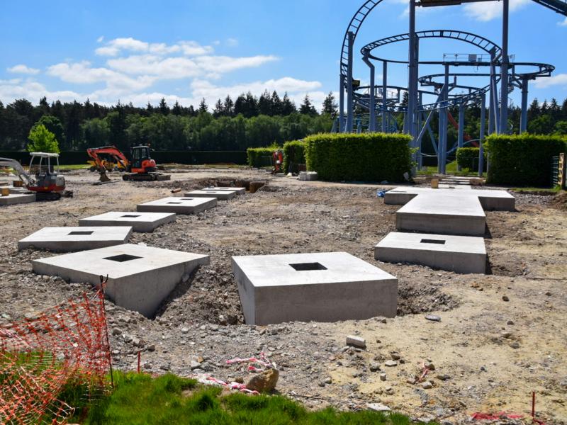 Valgard Rollercoaster Takes Shape at Paultons Park