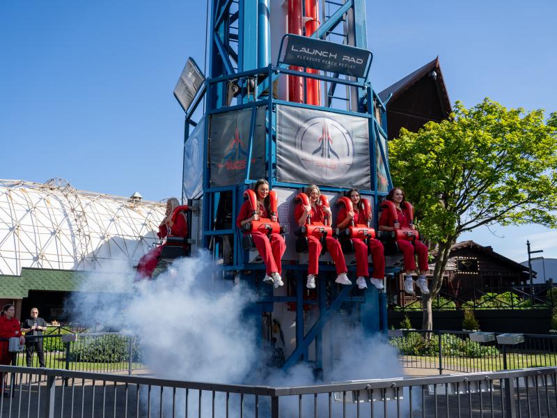 Thrillseekers flock to Pleasure Beach Resort for opening of Launch Pad