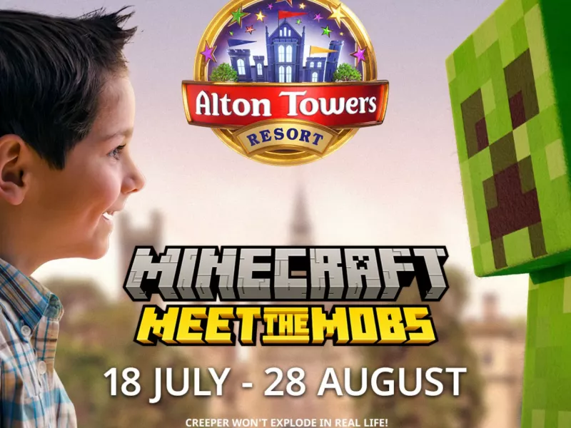 Alton Towers Minecraft Meet the Mobs