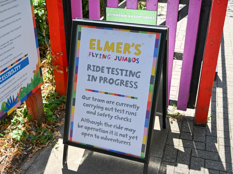 Elmer’s Flying Jumbos Looks Almost Ready to Reopen at Chessington