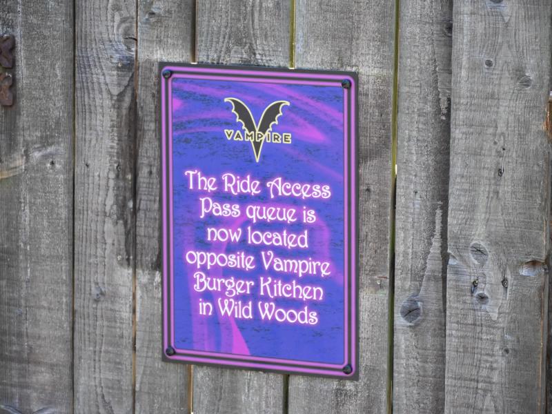 Vampire Ride Access Pass Queue Moves as Trail of the Kings Closes