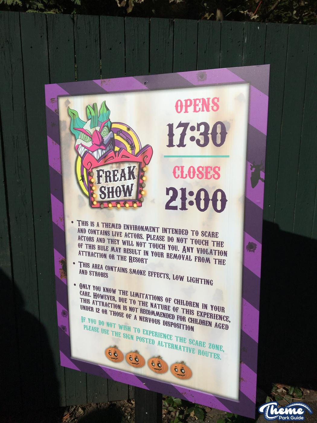 Alton Towers - Scarefest 2016