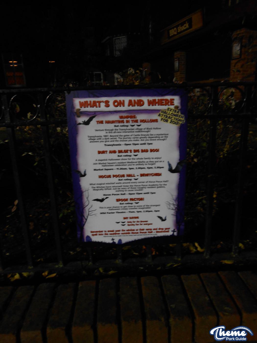 Chessington World Of Adventures - Hocus Pocus 2012