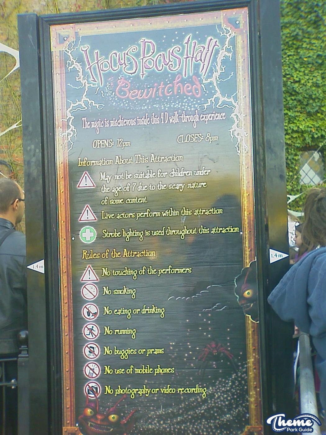 Chessington World Of Adventures - Hocus Pocus 2011