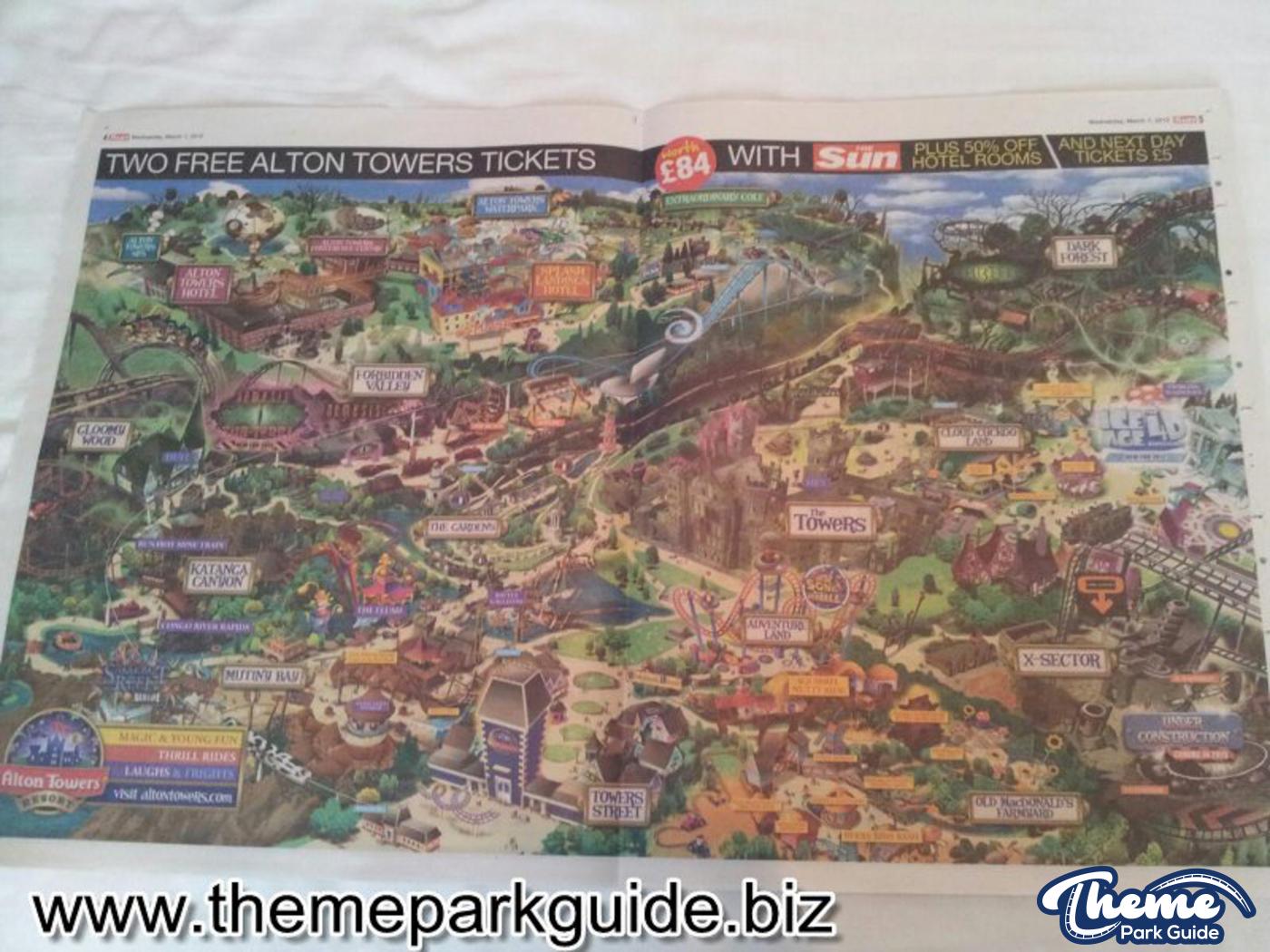 Alton Towers Release New Map