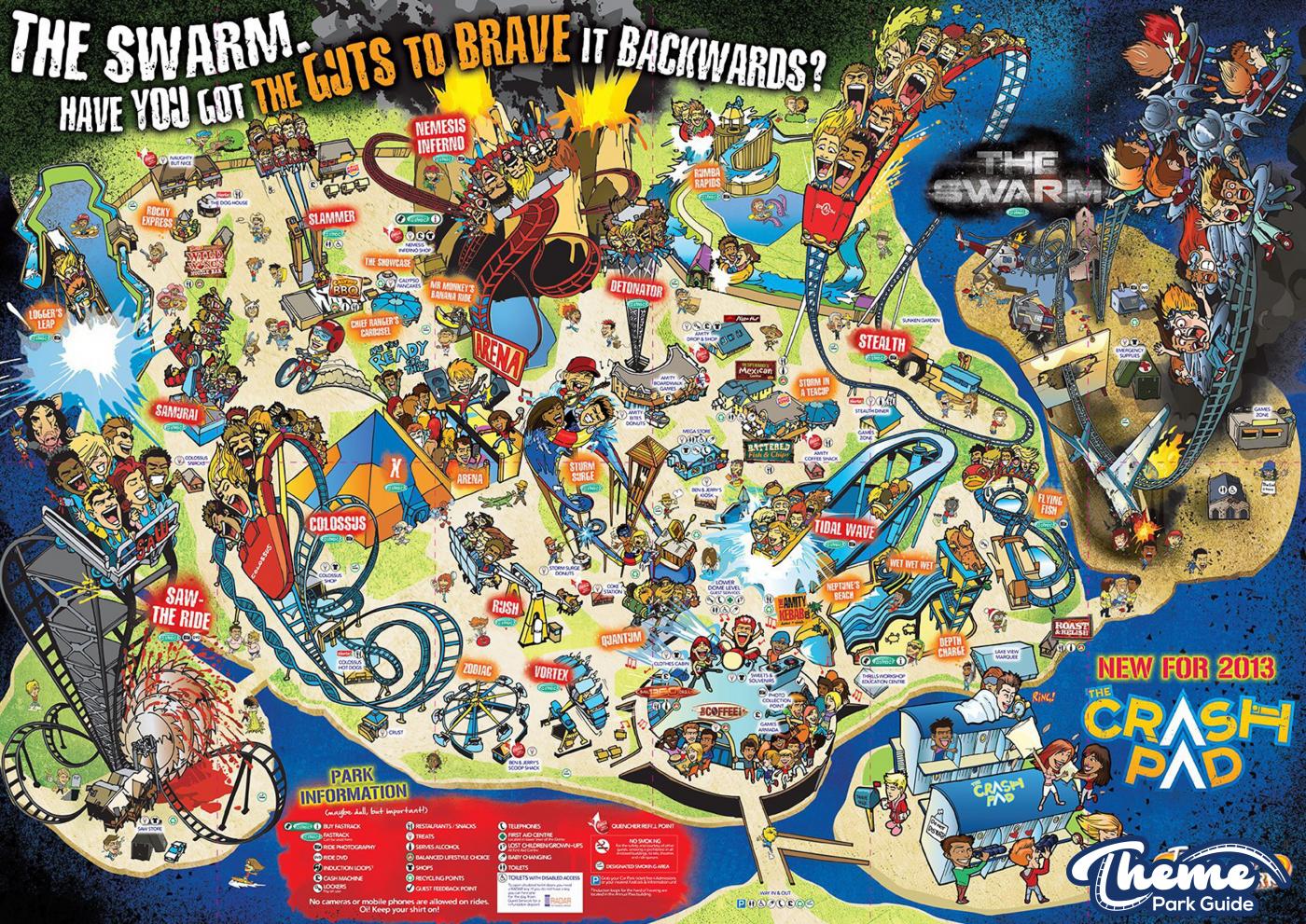 New Thorpe Park map and possible x no way out makeover