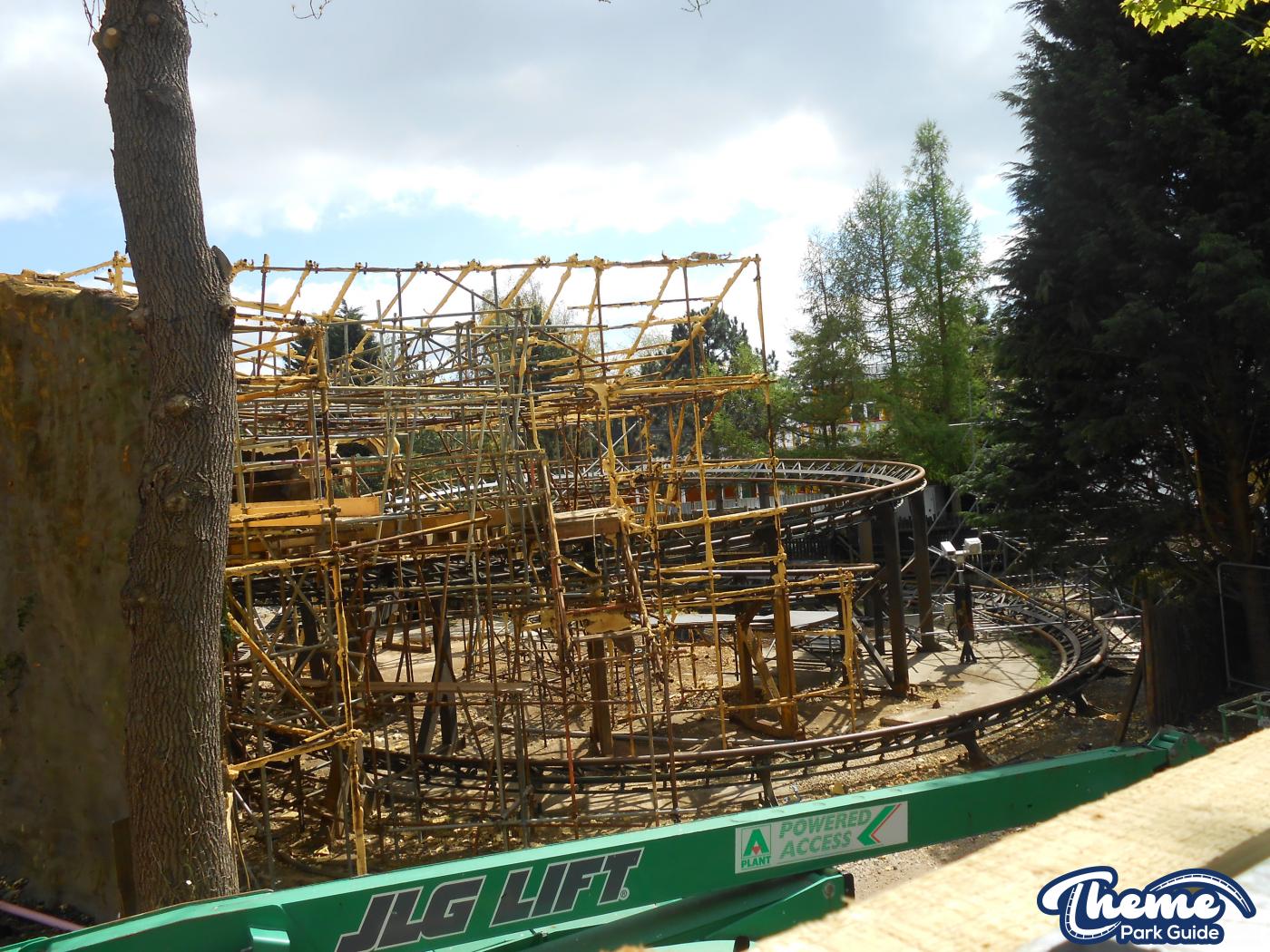 , Runaway Mine Train Rocks Removed