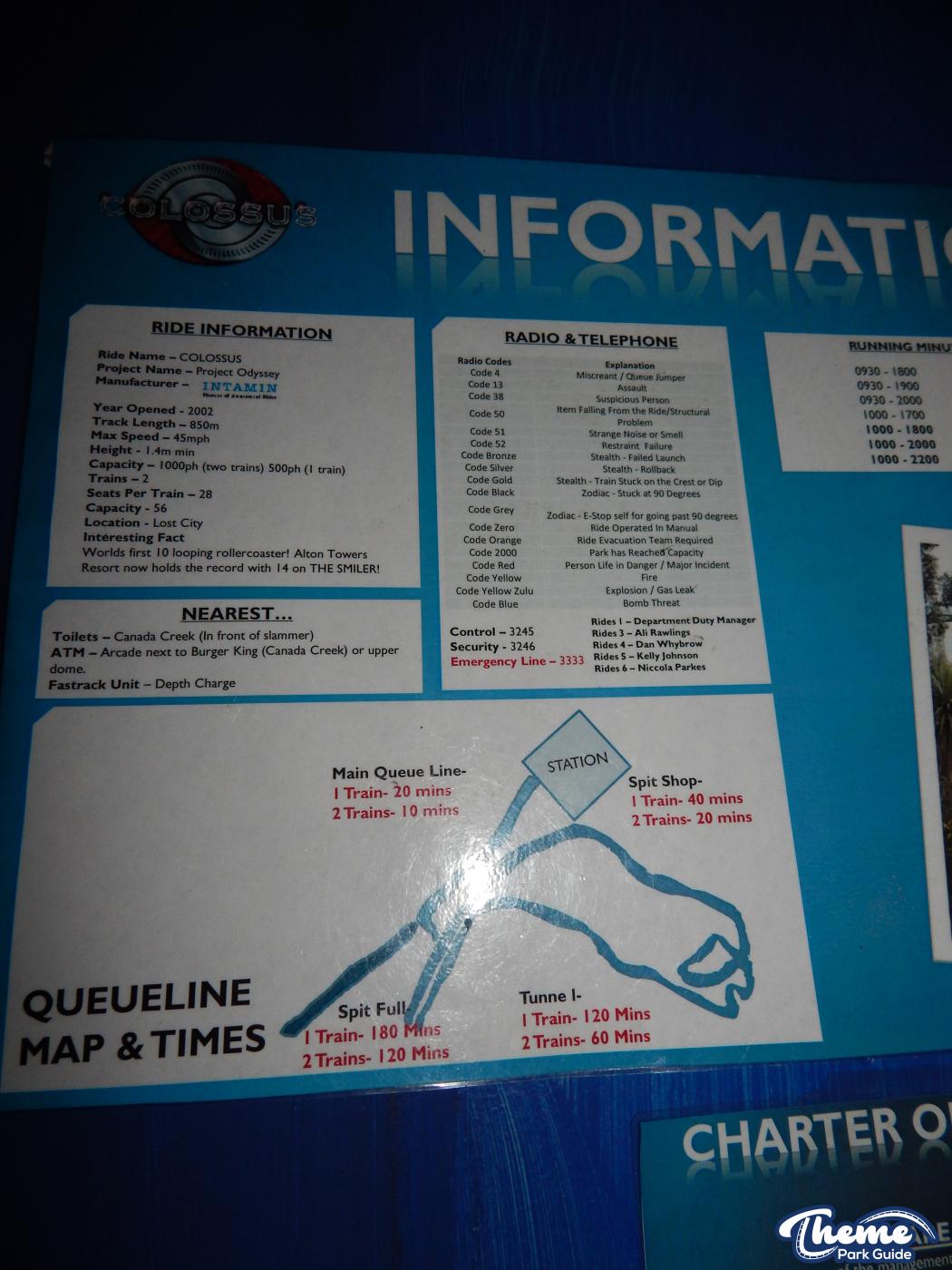 Thorpe Park - Colossus VIP