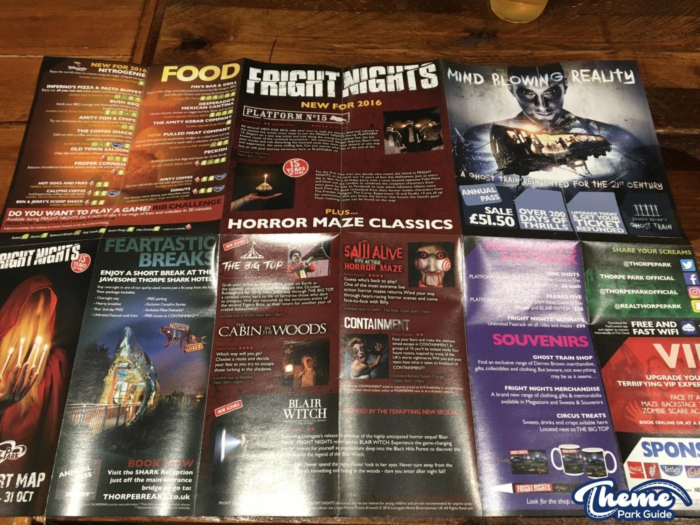 Thorpe Park - Fright Nights 2016
