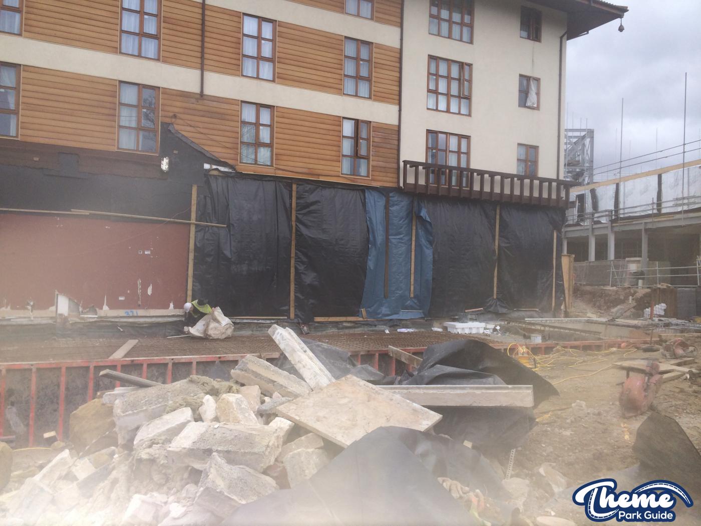 Work continues around Chessington World Of Adventures