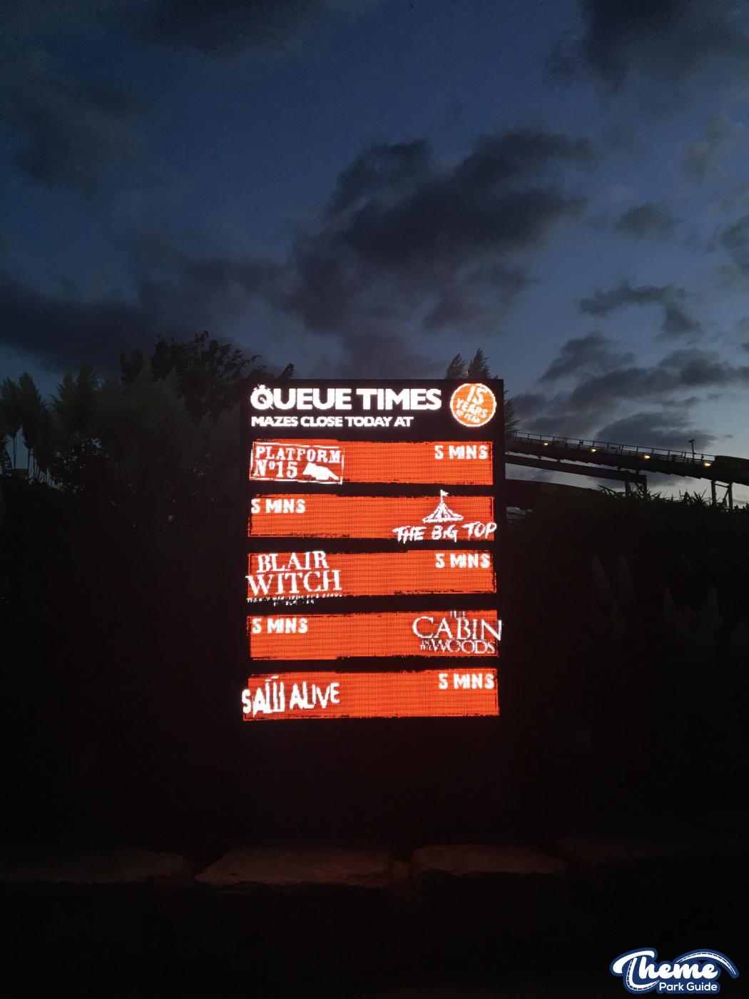 Thorpe Park - Fright Nights 2016