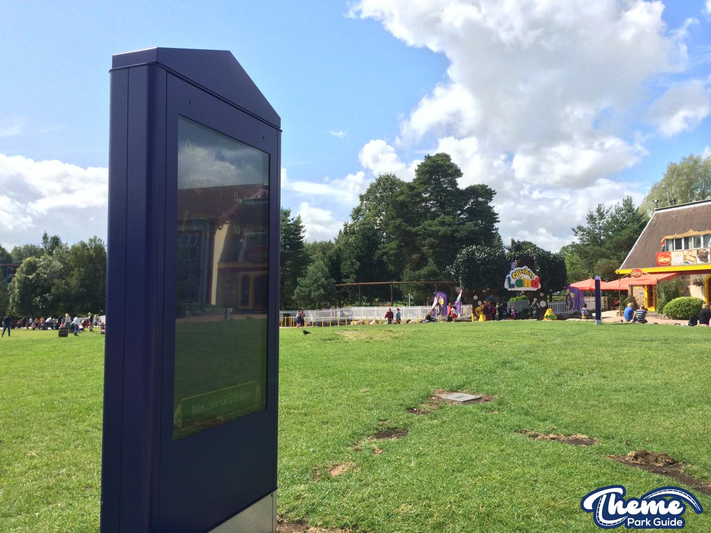 Alton Towers Install New queue time boards
