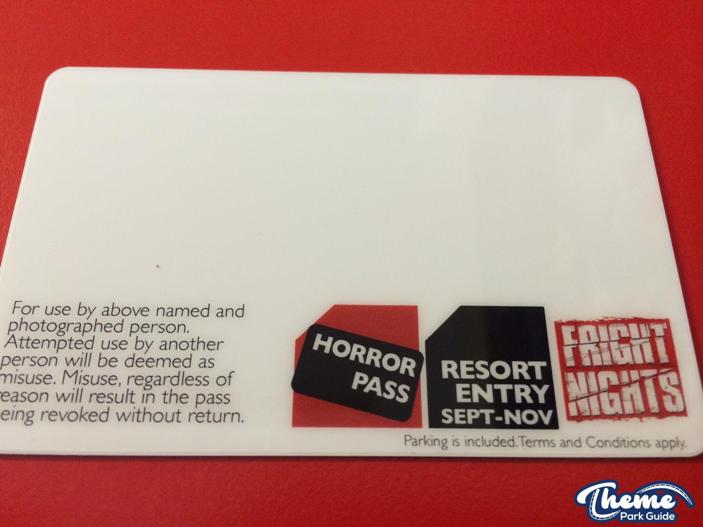 16 Night Horror Pass