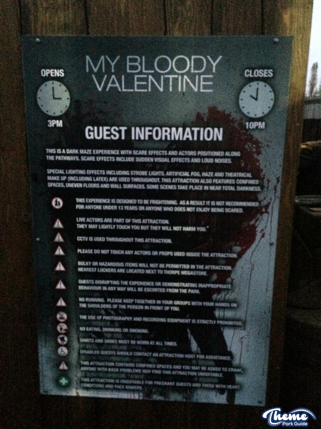 Thorpe Park - Fright Nights 2014