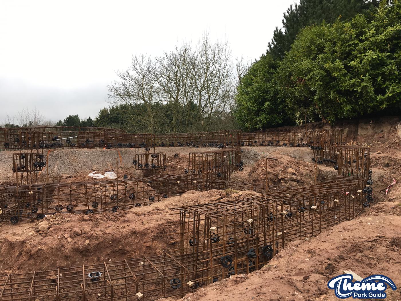 , Rebar For Lift Hill Footers
