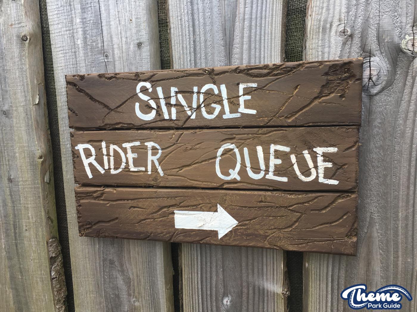 Zufari Single Rider Entrance