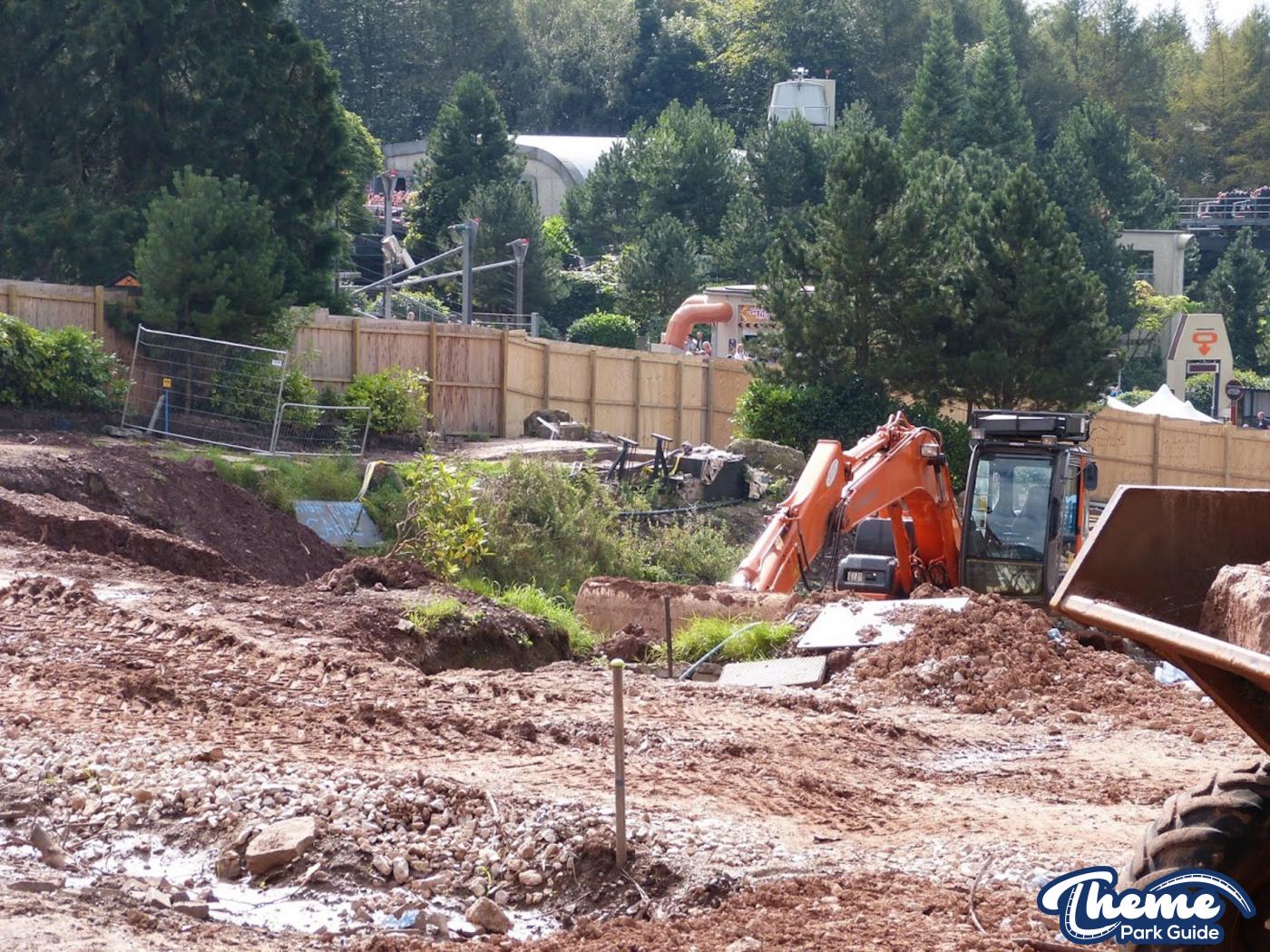 , Construction of the pit begins