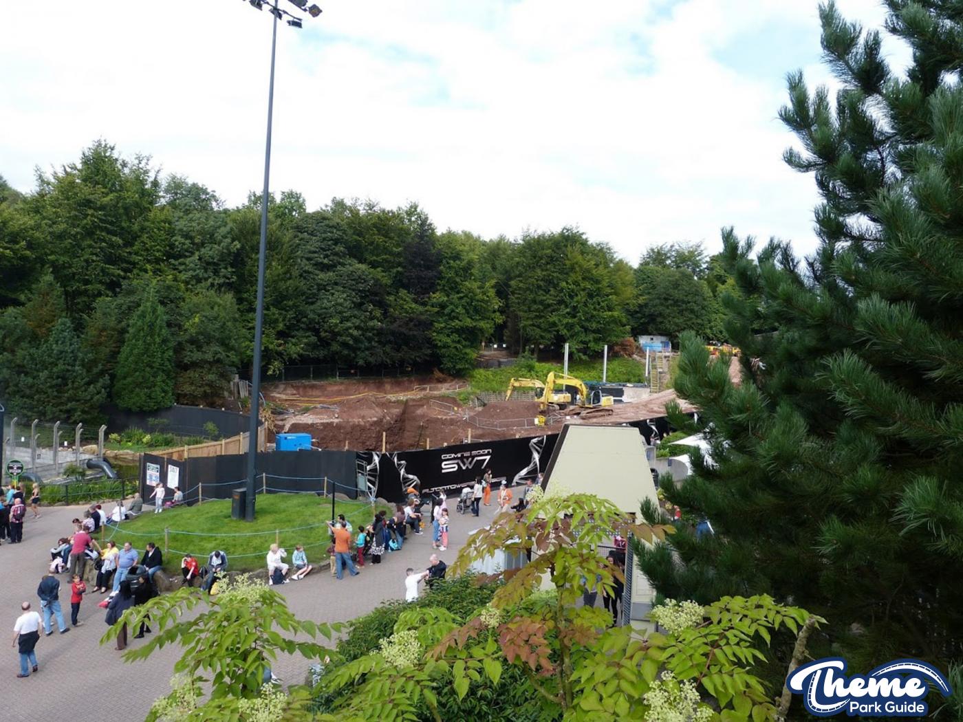 , Construction of the pit begins