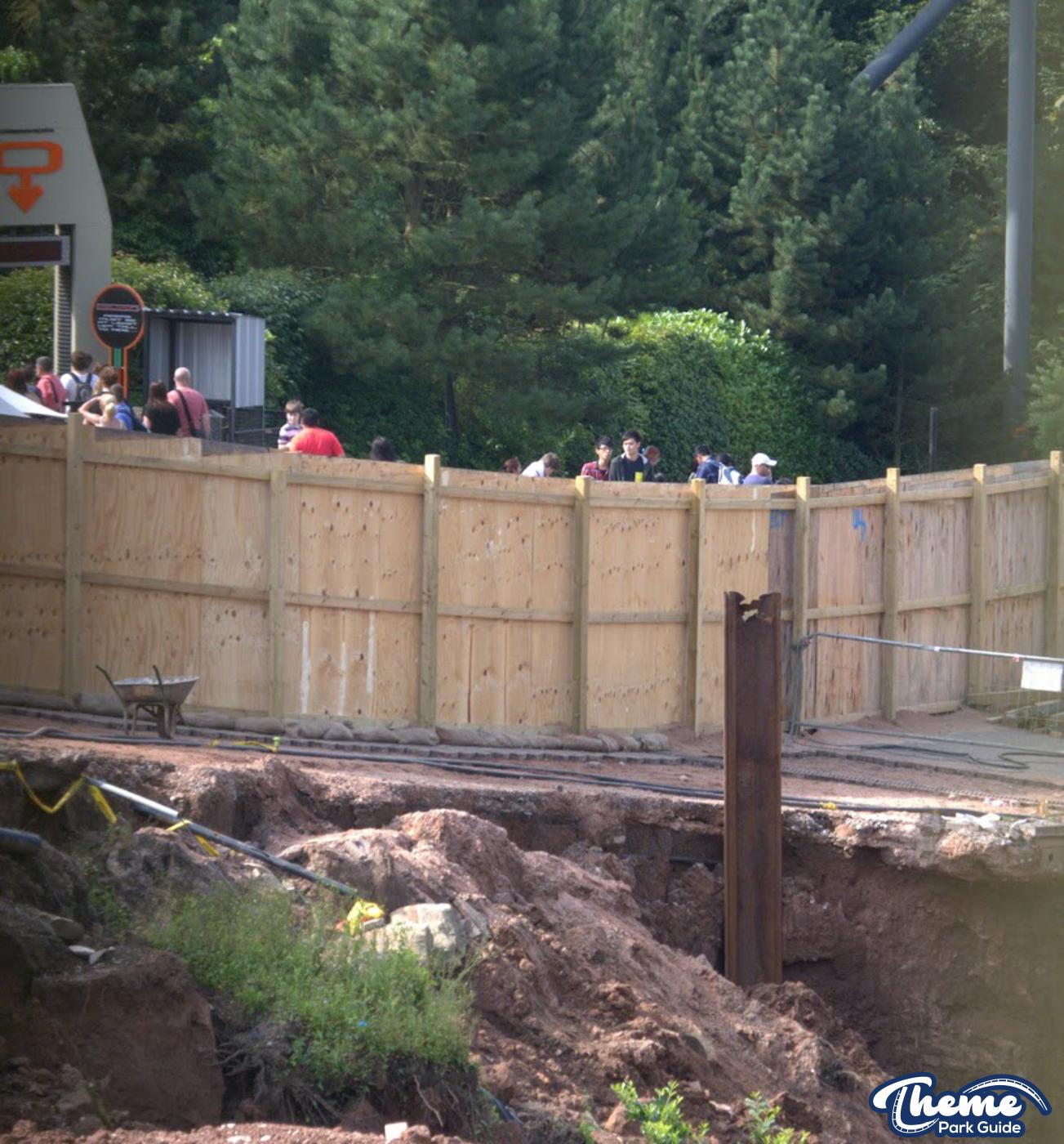 , Levelling out the site continues