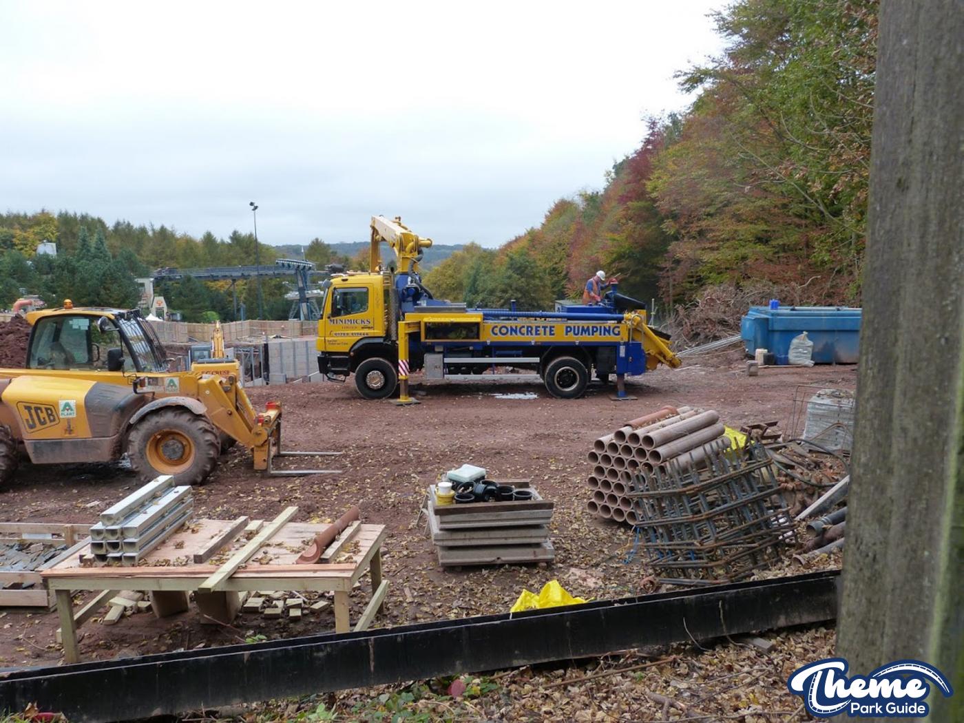, Foundations Being Poured