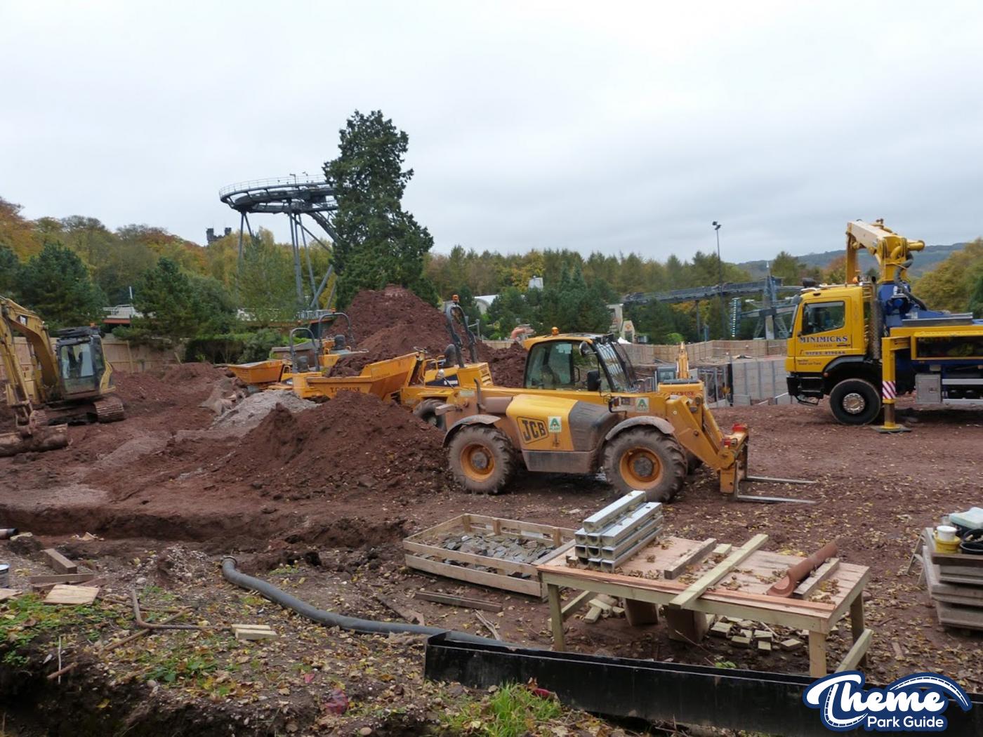 Foundations Being Poured