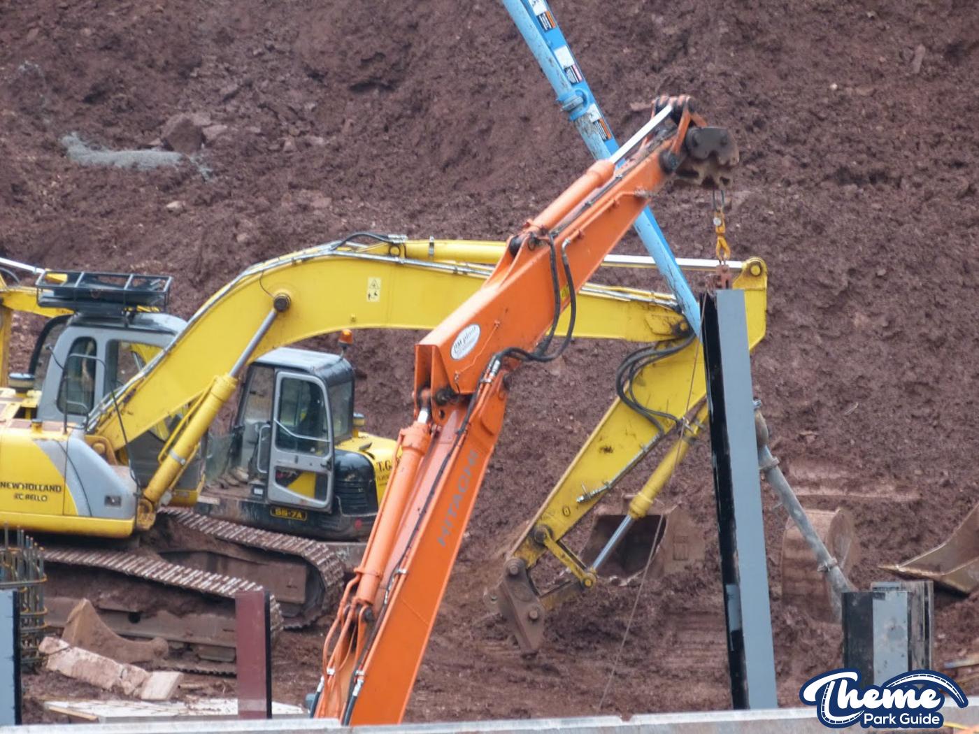 , Foundations Being Poured