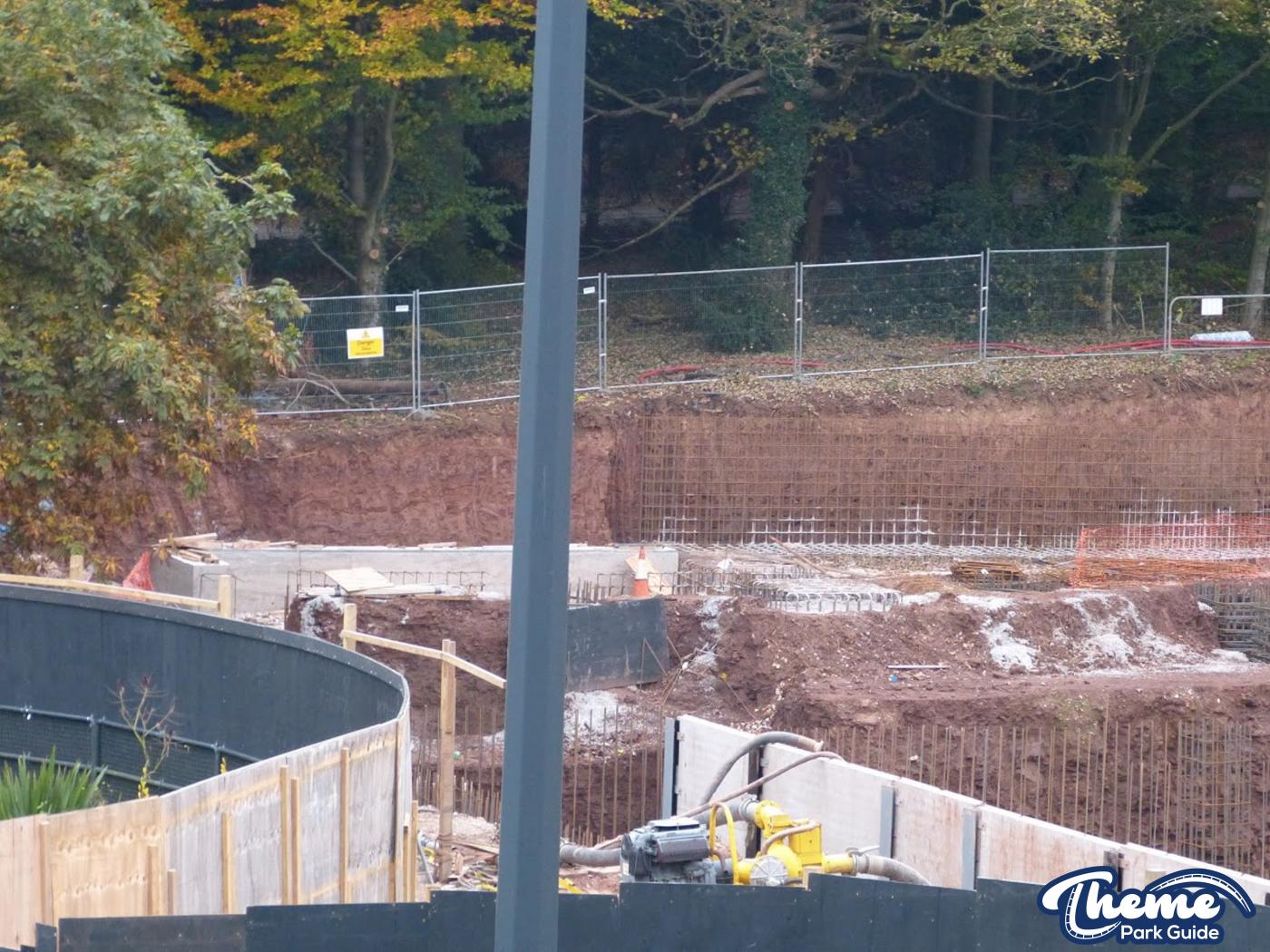 , Foundations Being Poured