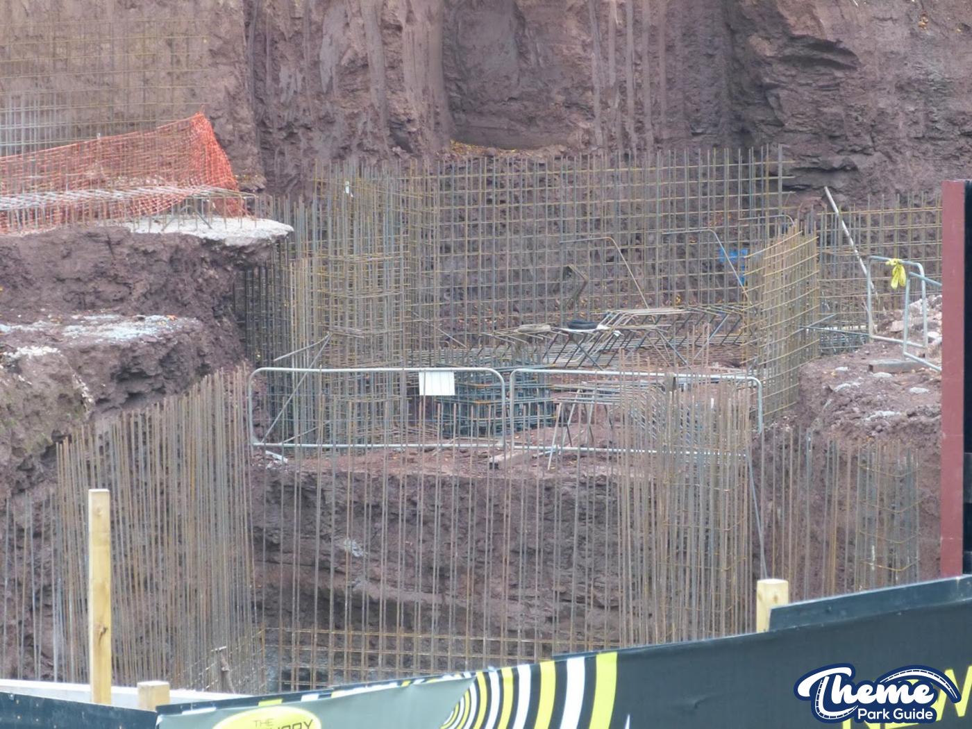 , Foundations Being Poured