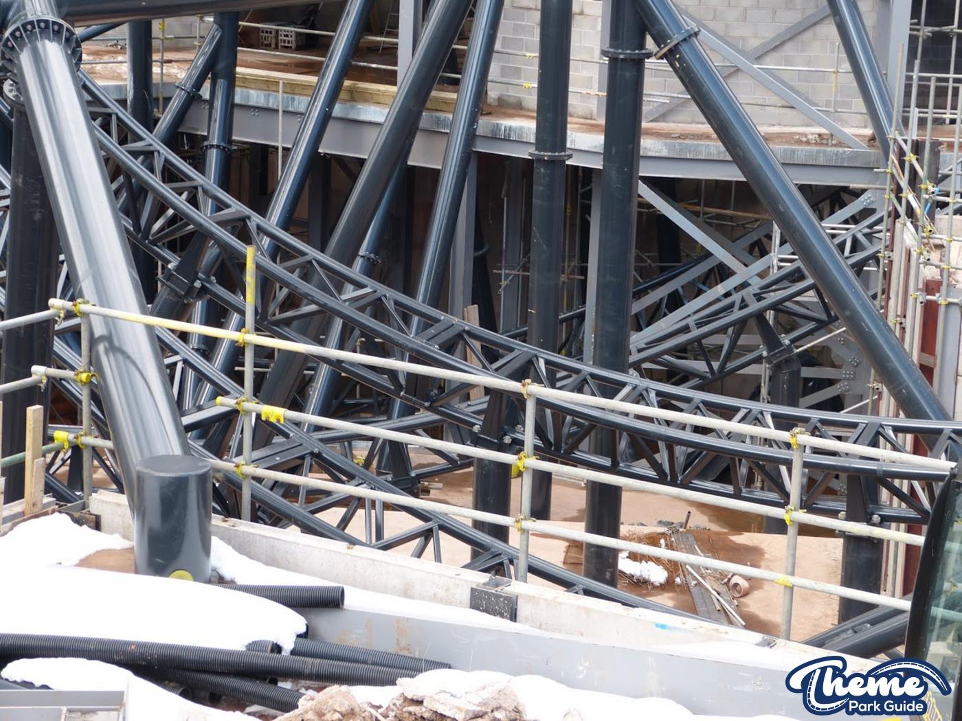 , Over 50% of track installed