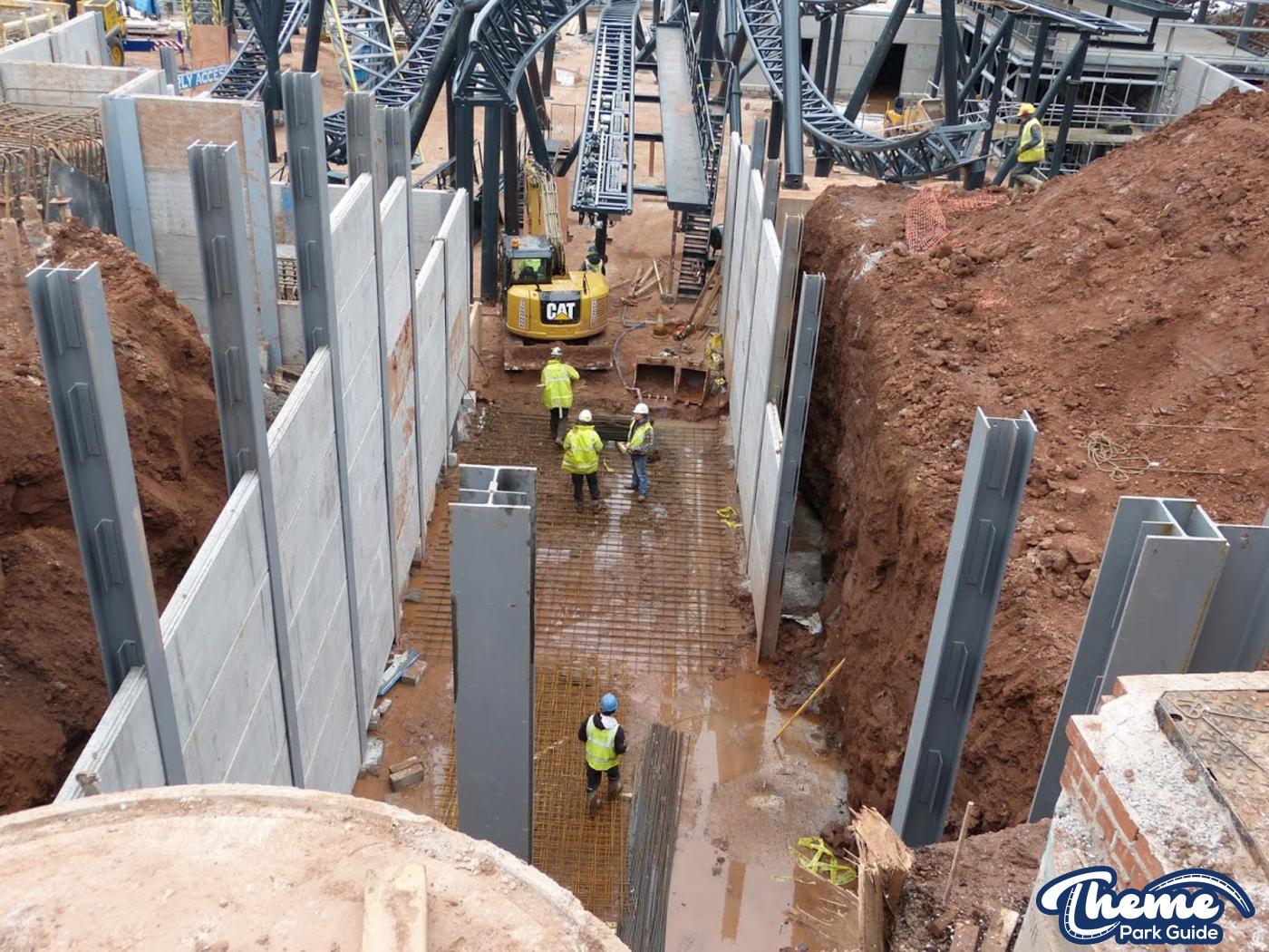 , Foundations for second lift hill