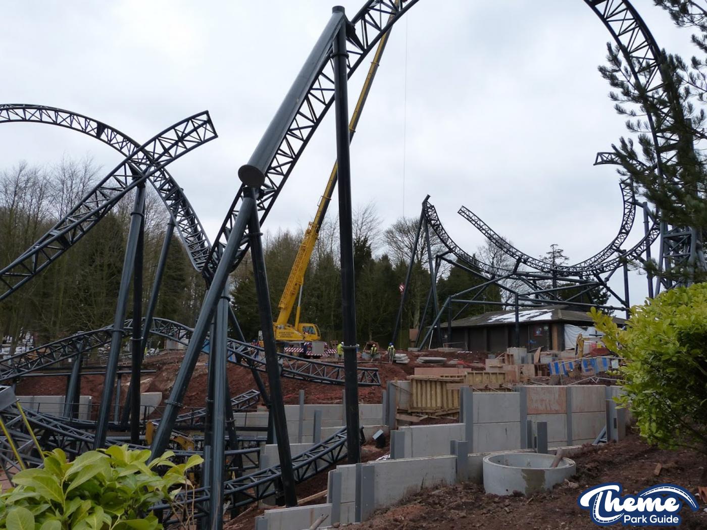 , Foundations for second lift hill