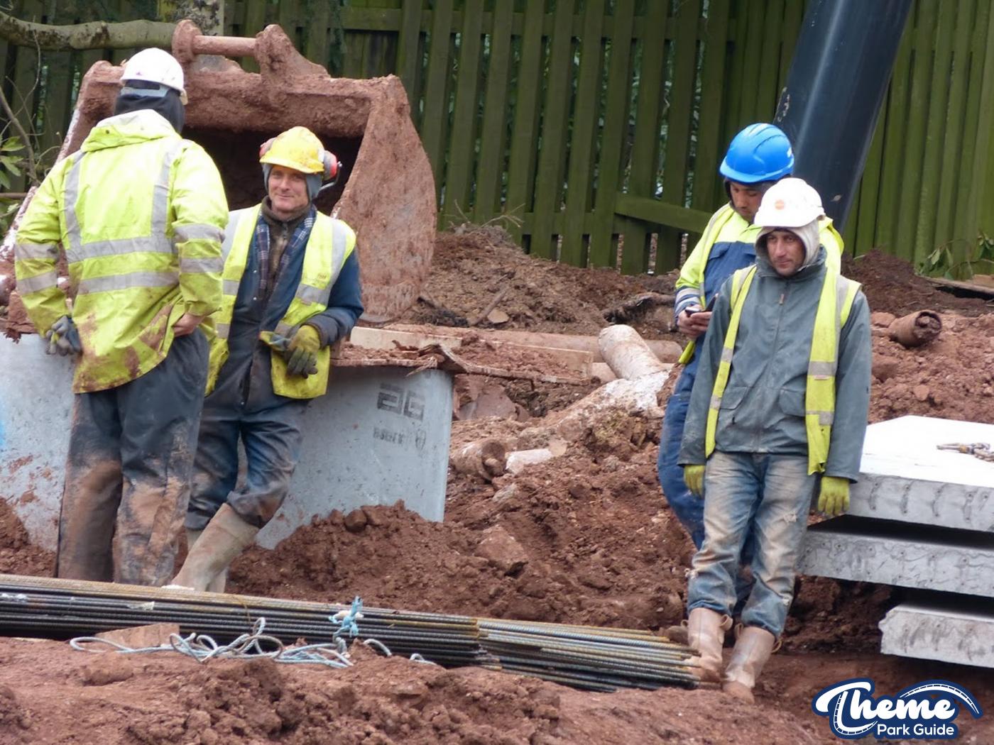 , Foundations for second lift hill
