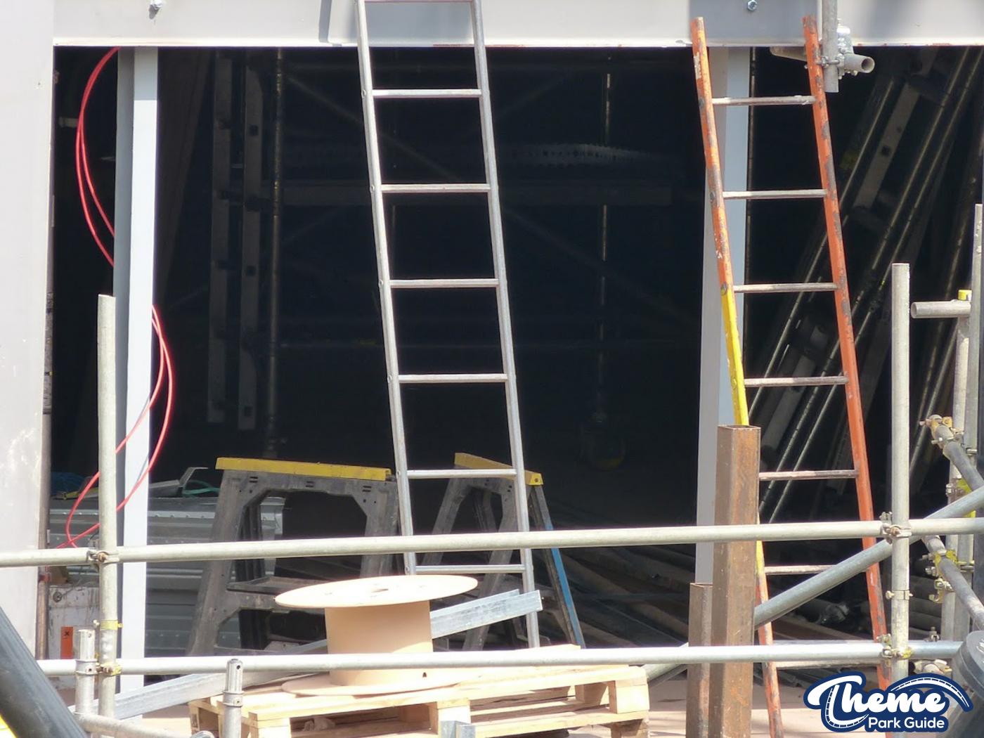 , Second Lift Hill Complete