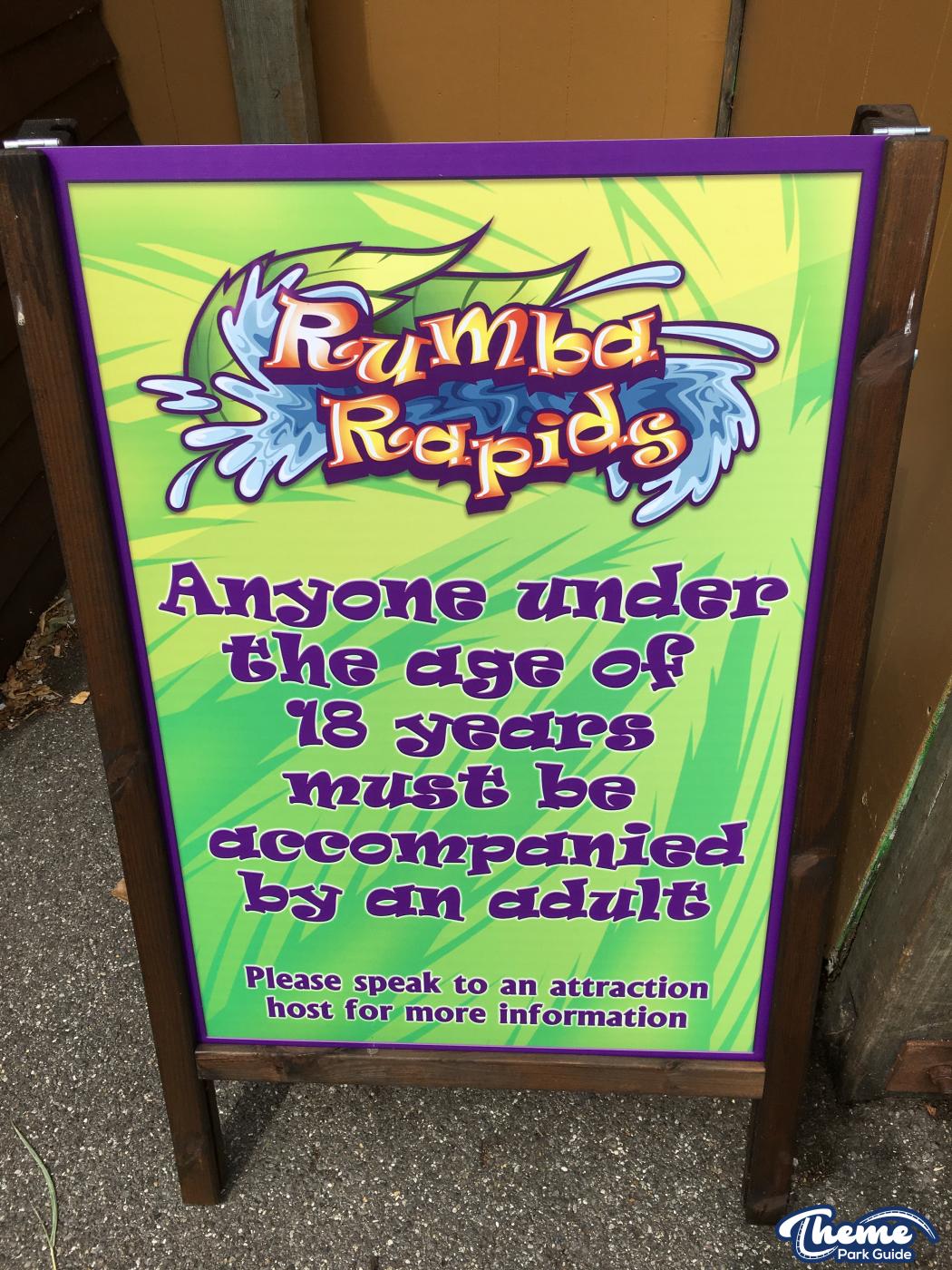 Rumba Rapids Over 18 Rule