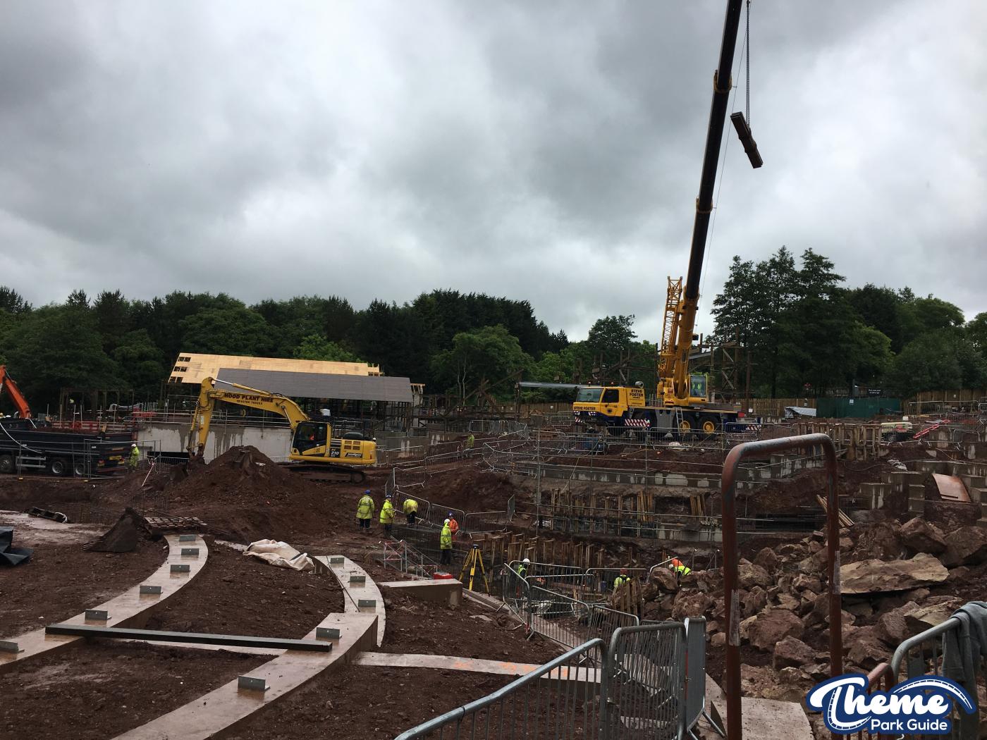 , Lift Hill Work Continues
