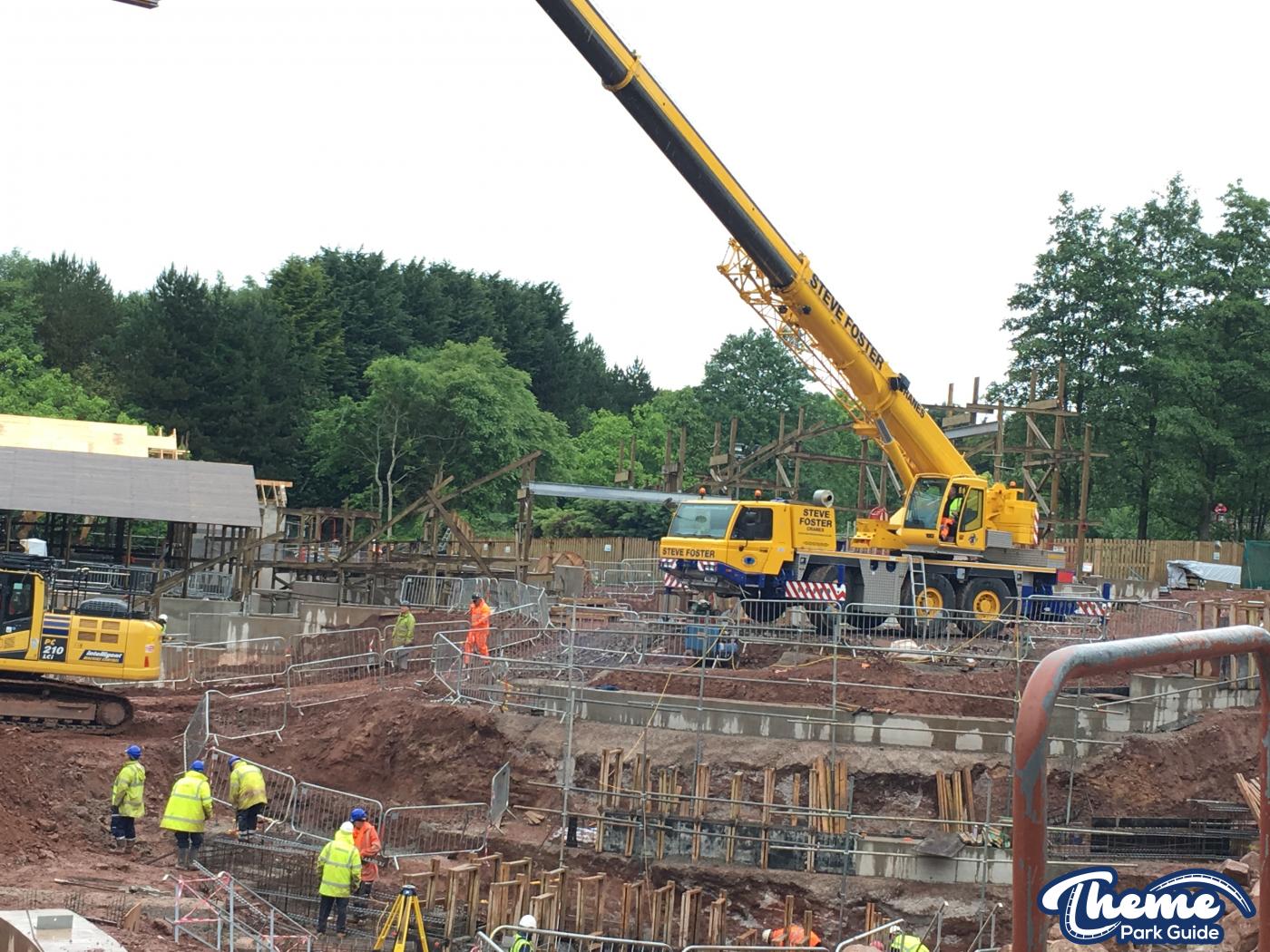 Lift Hill Work Continues