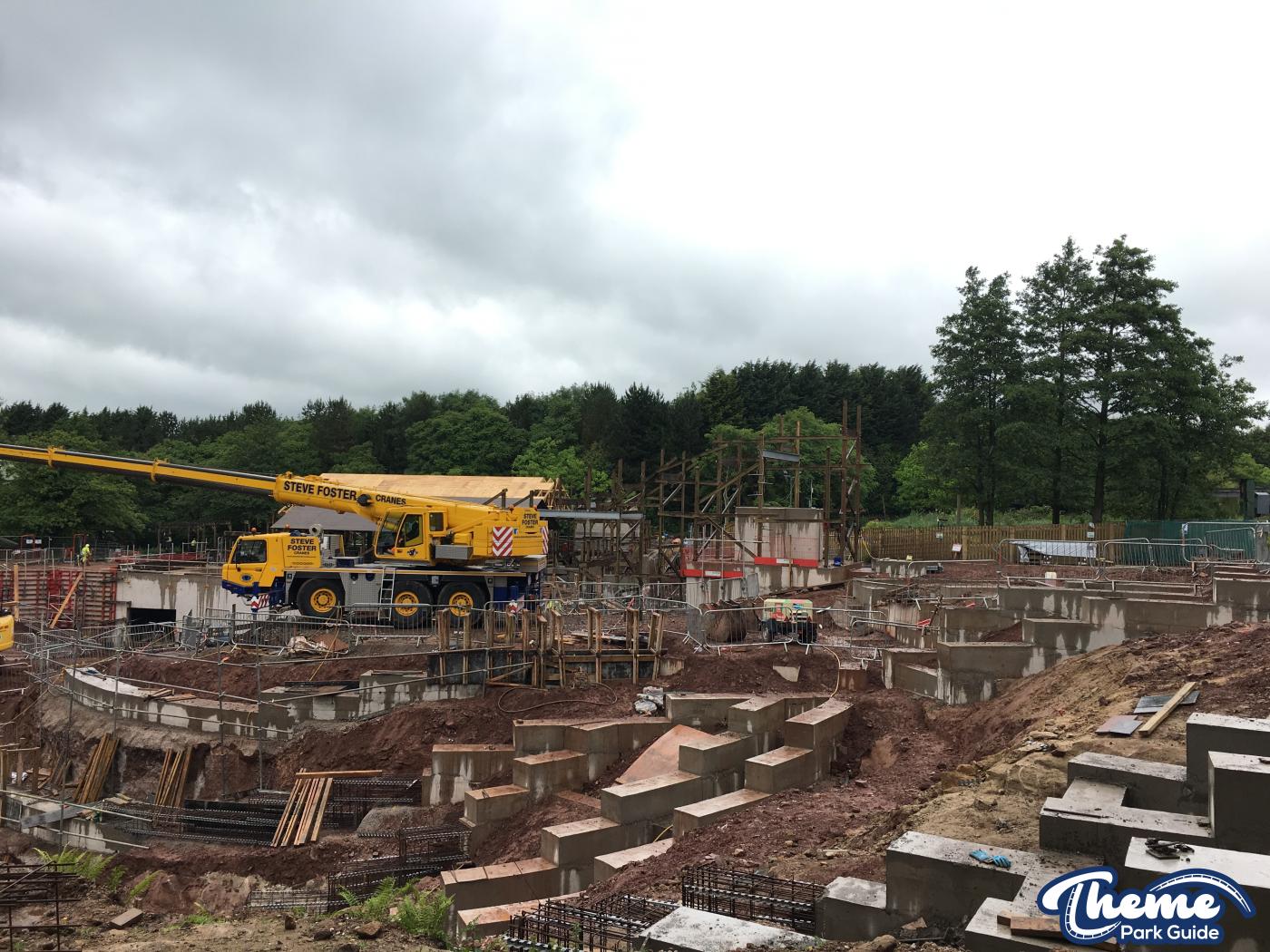 , Lift Hill Work Continues