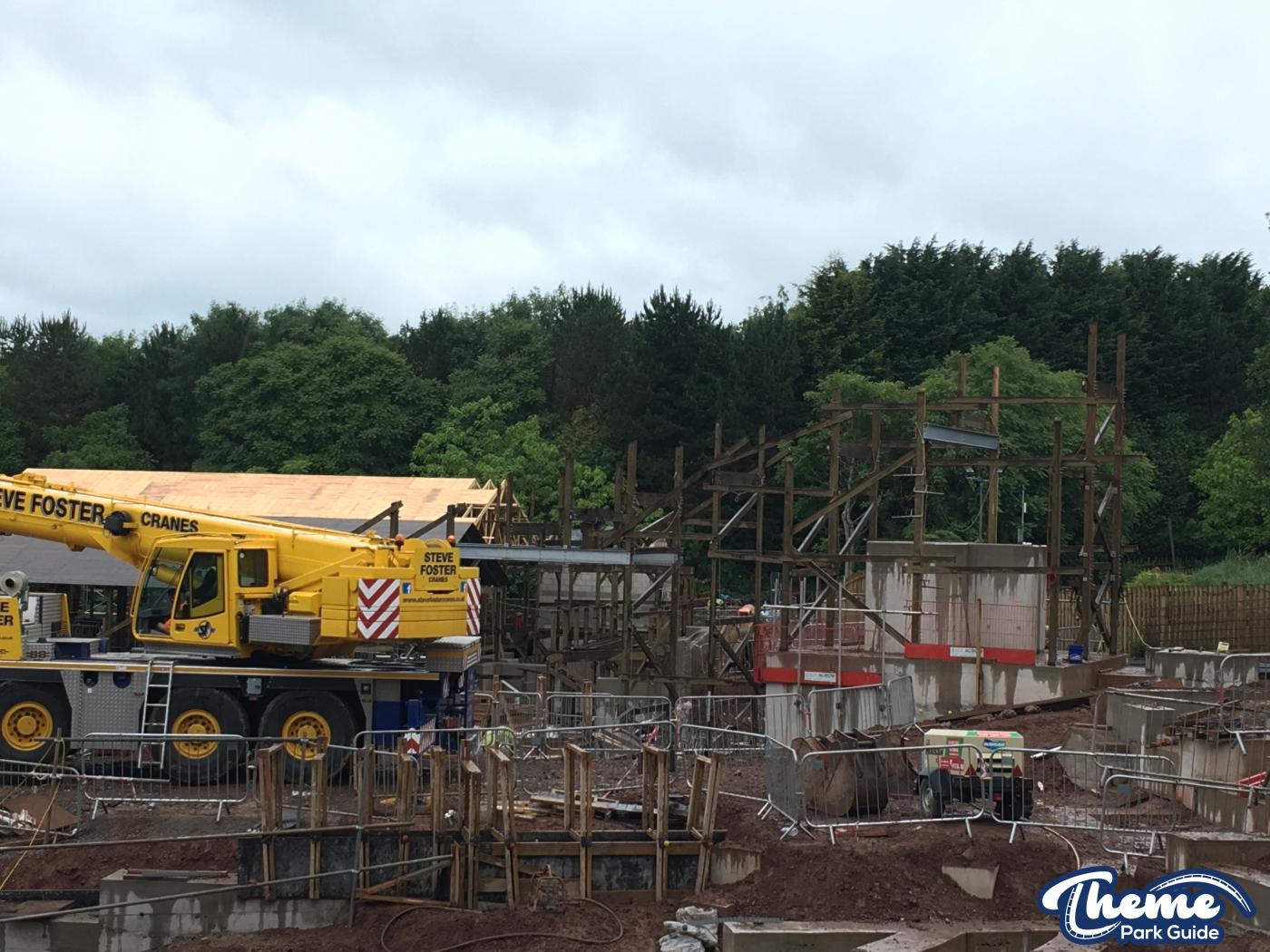 , Lift Hill Work Continues
