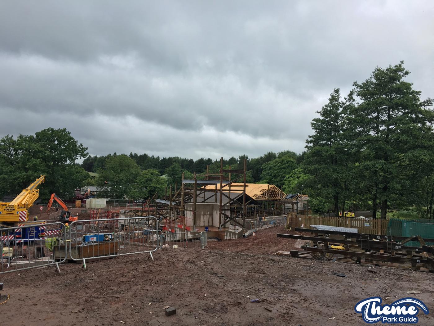 , Lift Hill Work Continues