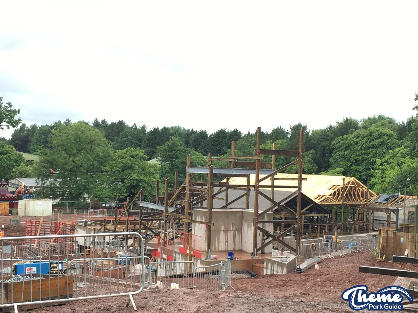 , Lift Hill Work Continues