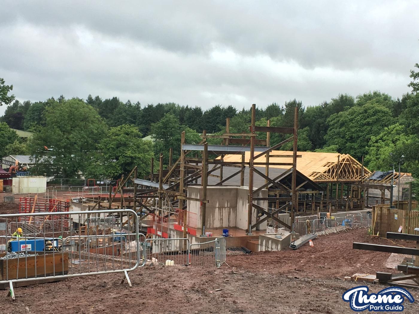 , Lift Hill Work Continues