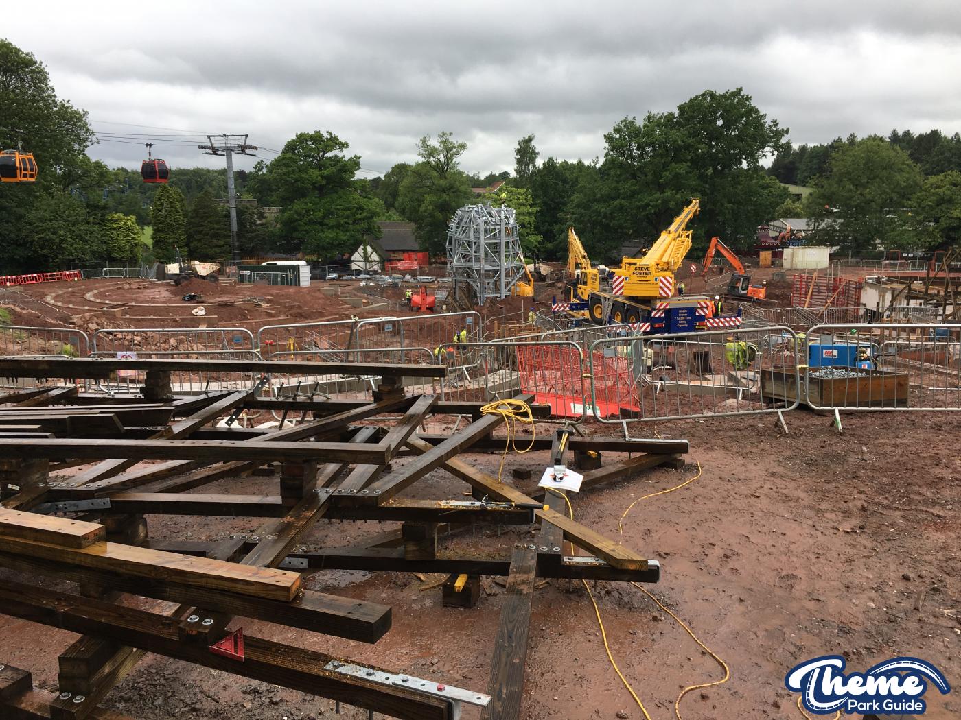 , Lift Hill Work Continues