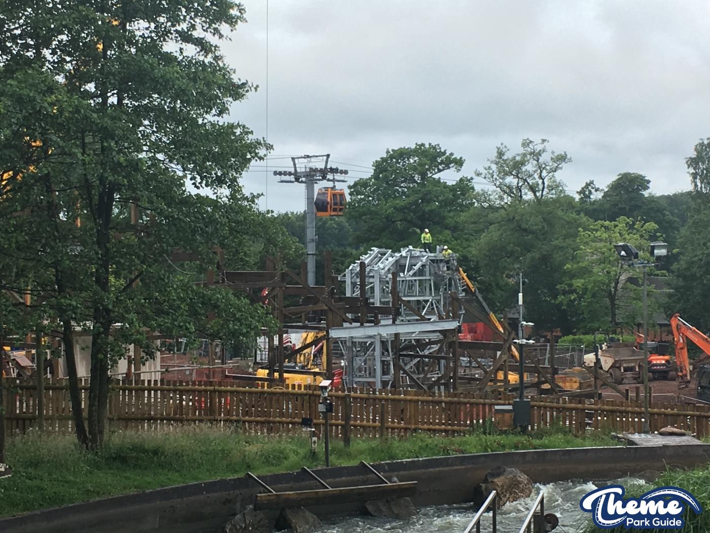 , Lift Hill Work Continues