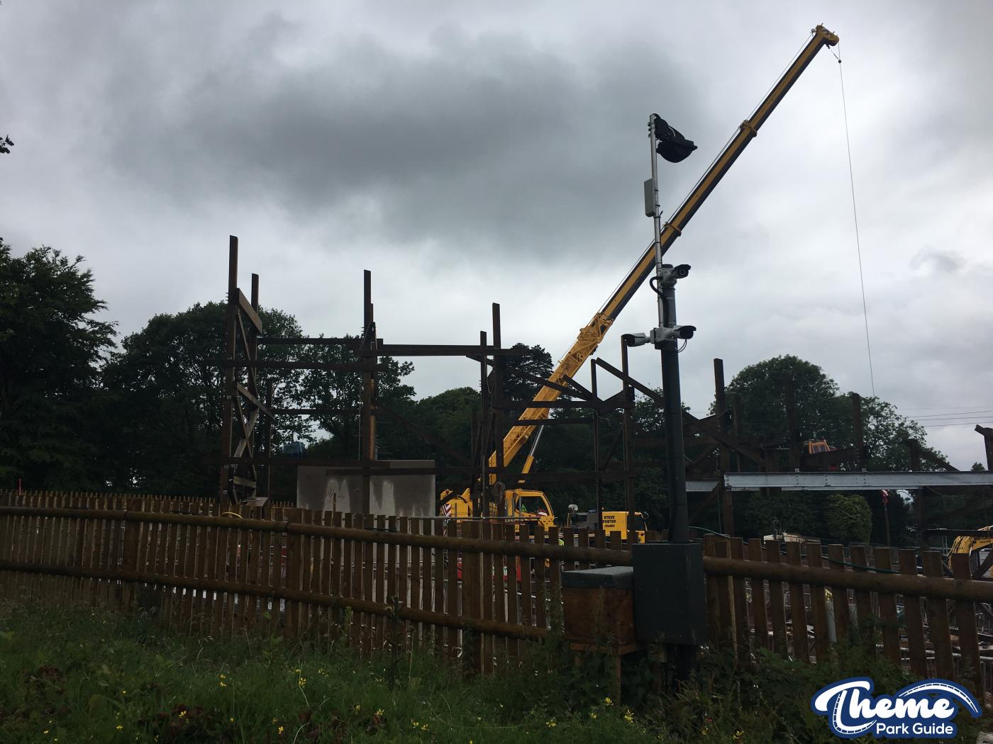 , Lift Hill Work Continues