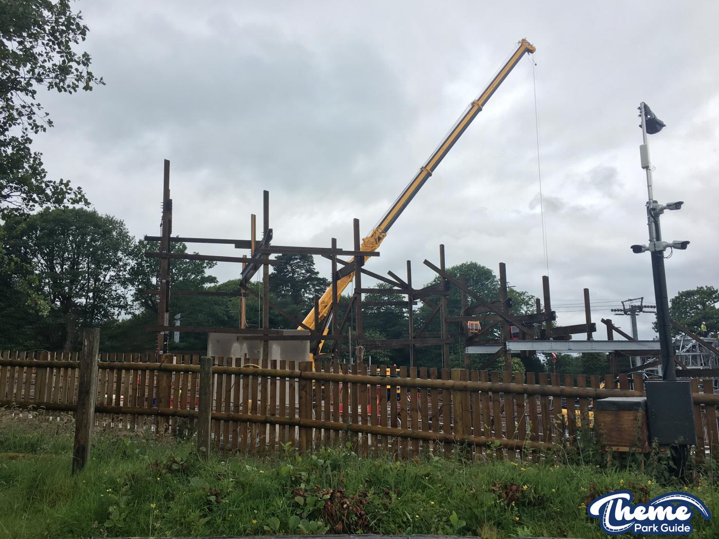 , Lift Hill Work Continues