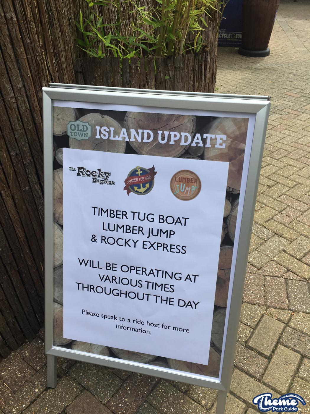 Old Town Rides Staggered Openings